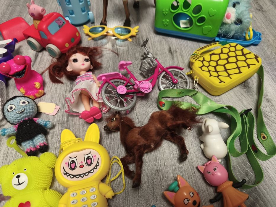Набір лот пакет іграшок для дівчинки щенячий патруль свинка пеппа