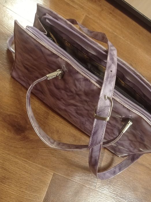 Фирменная сумка портфель с ручками и ремнём.Jeronimo Valentino.