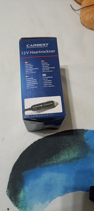 Secador cabelo 12v