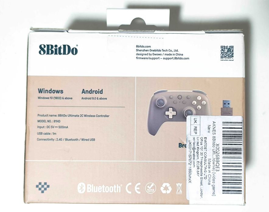 Джойстик Контролер 8BitDo Ultimate 2C до ПК Switch Android BT/2.4G