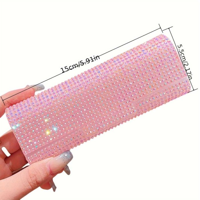 Etui na okulary srebrne