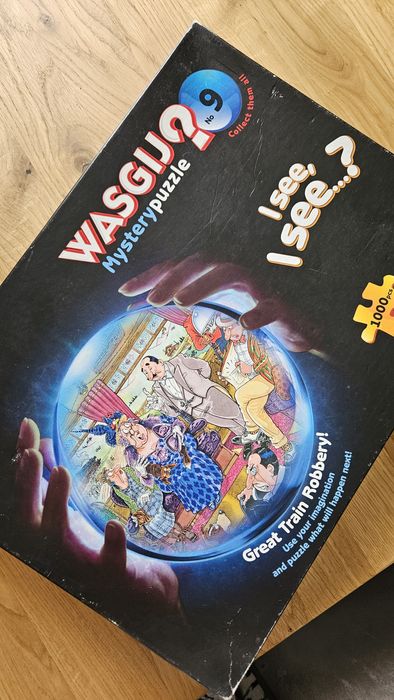 Пазл Jumbo Wasgij Retro Mystery 9 – Great Train Robbery!