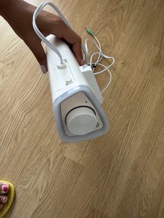 Coluna branca com LED