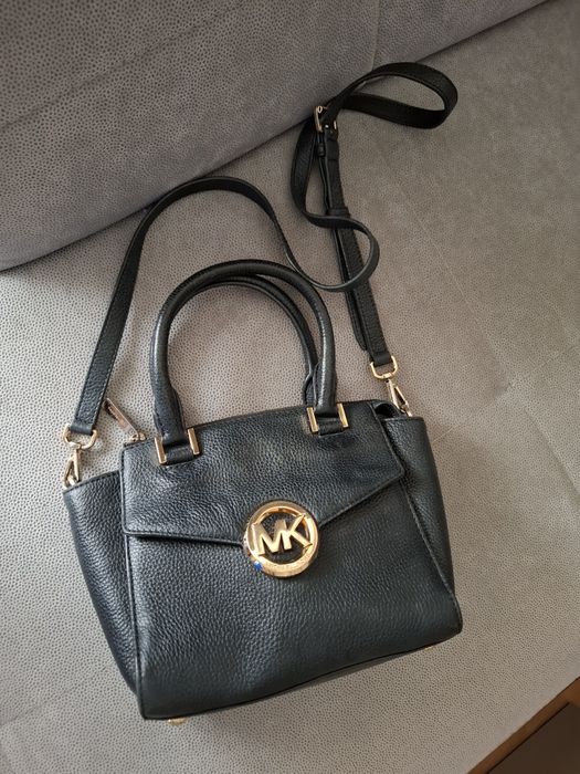 Michael Kors ciemny granat cudna listonoszka Hudson small