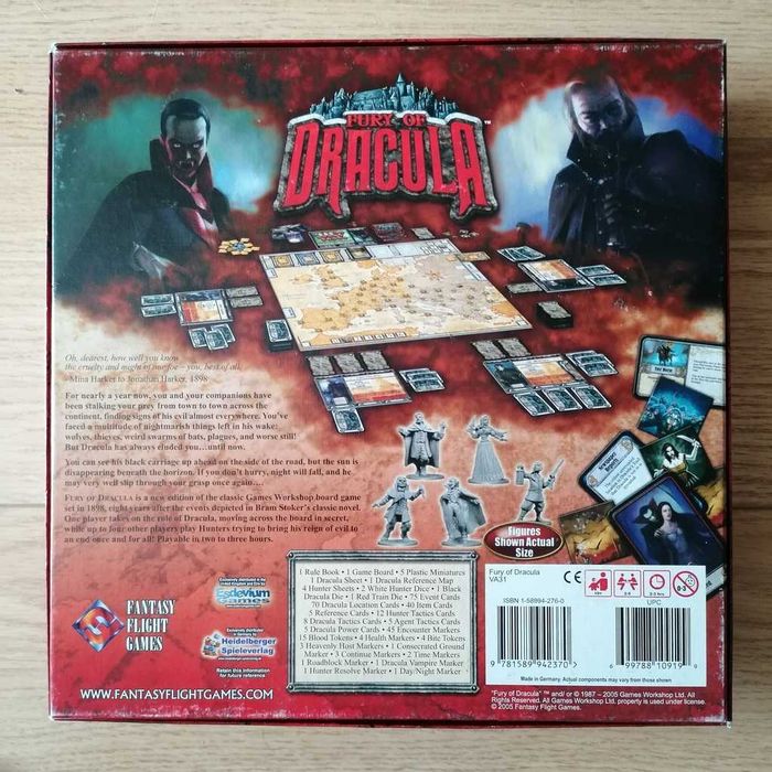 Fury of Dracula - jogo de tabuleiro