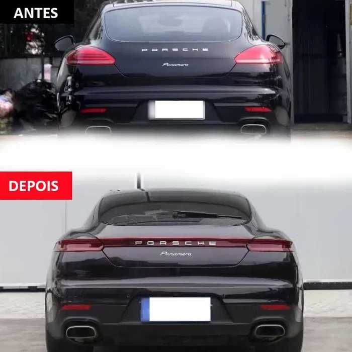 Novas Luzes Traseiras Até 2016 Porsche Panamera 970 com luz  LED Central