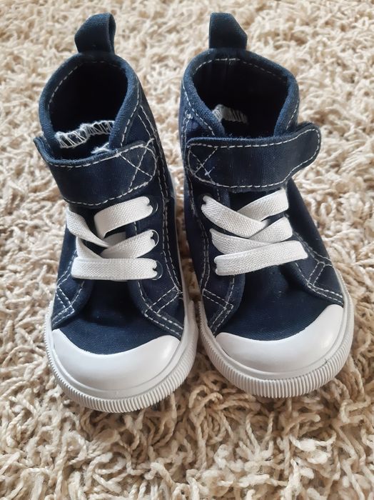 Zestaw Buty buciki H&M, trampki, espadryle 18/19 niebieskie