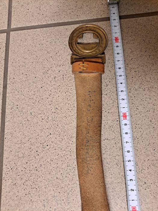 Pas harcerski skórzany