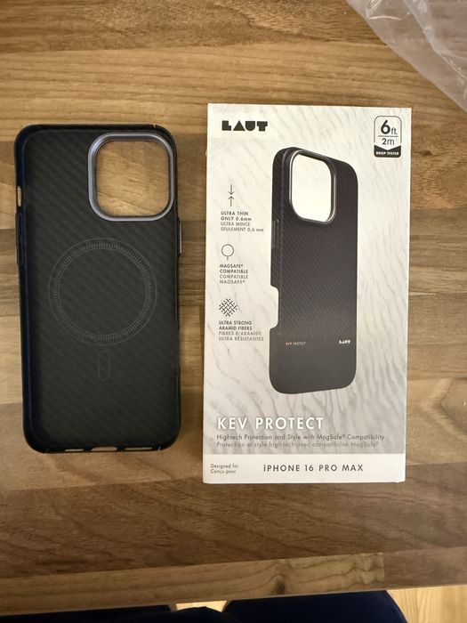 Etui LAUT Kev Protect do Apple iPhone 16 Pro Max Czarny