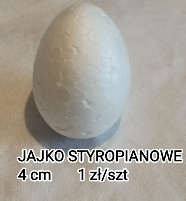 Jajko styropianowe 4 cm.