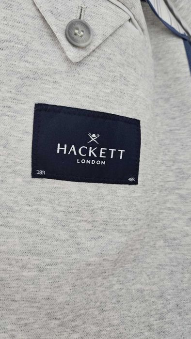 Hackett London marynarka jasnoszara 38x32 nowa