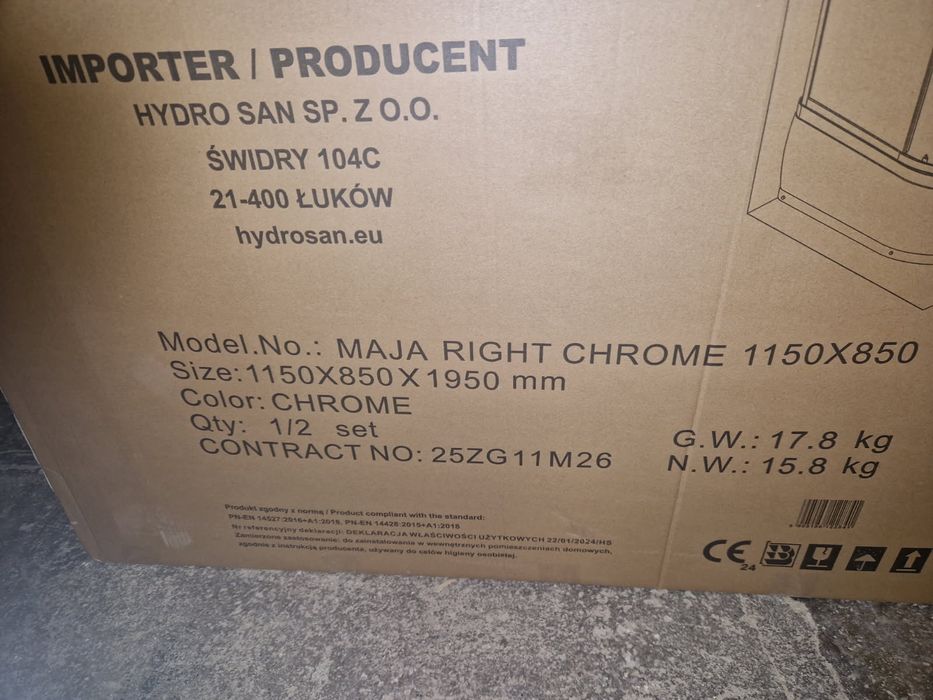 Osłona brodzika model maja