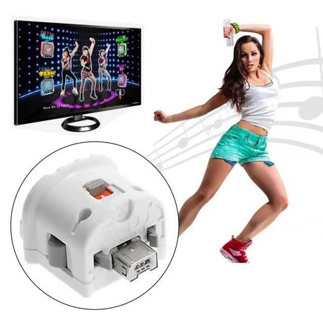 Адаптер Nintendo Wii Motion Plus для підключення до контролера Wii Remote, білий "G"