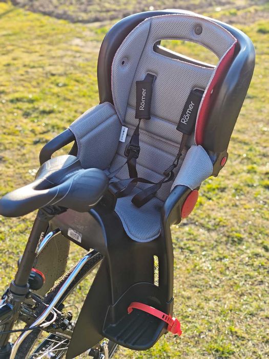Solidny bezpieczny fotelik rowerowy Römer Jockey Comfort 9-22kg