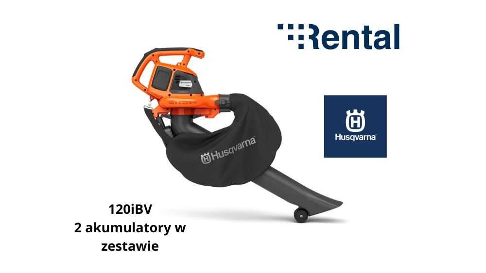 Dmuchawa odkurzacz Husqvarna 120iBV z aku i ładowarką, nowa, gwarancja