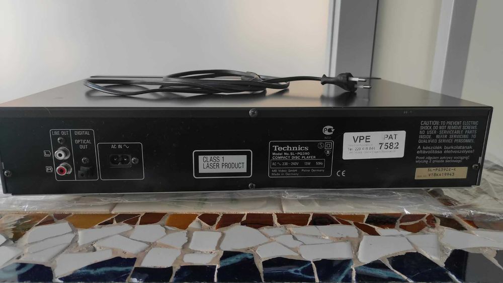Leitor de CS Technics SL - PG 390