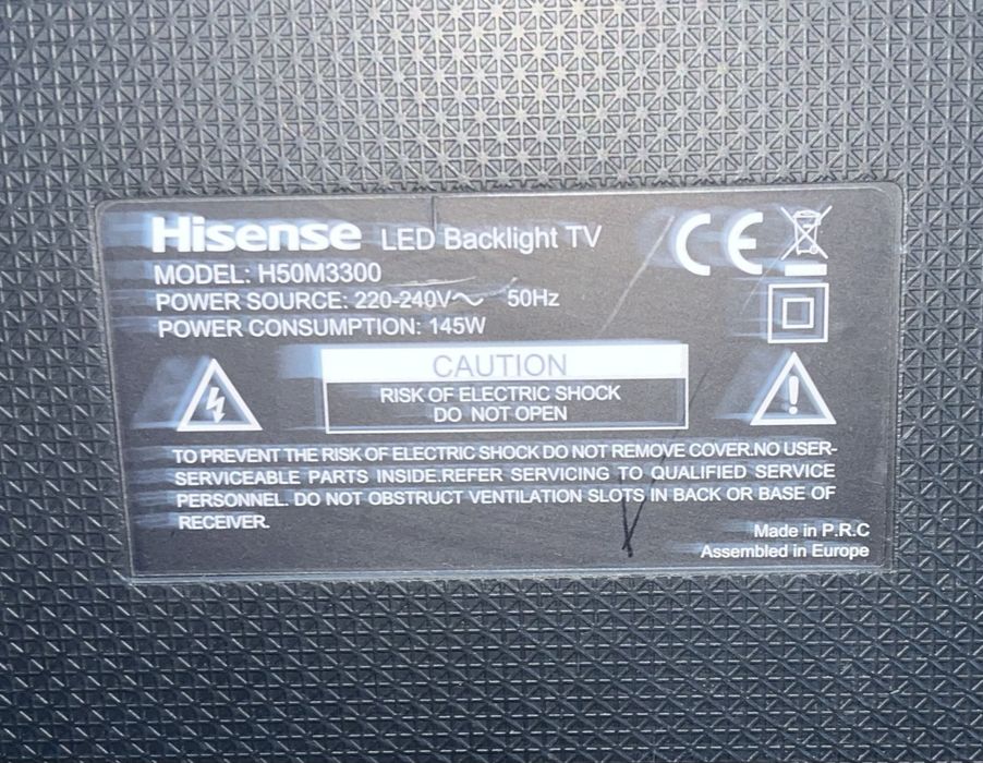 Hisense 50 cali / 4k / LCD TV / H50M3300