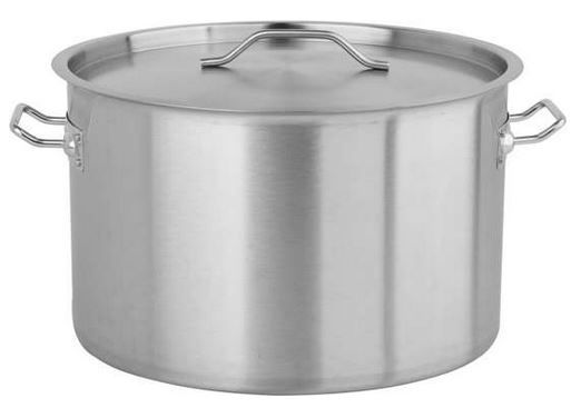 Garnek 32 l z miarką 40 x 26 cm średni z pokrywą i grube dno