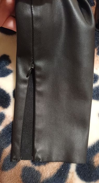 Шкіряні штани легінси лосіни zara
