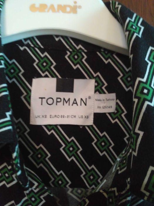 Рубашка летняя  с коротким рукавом размер XS