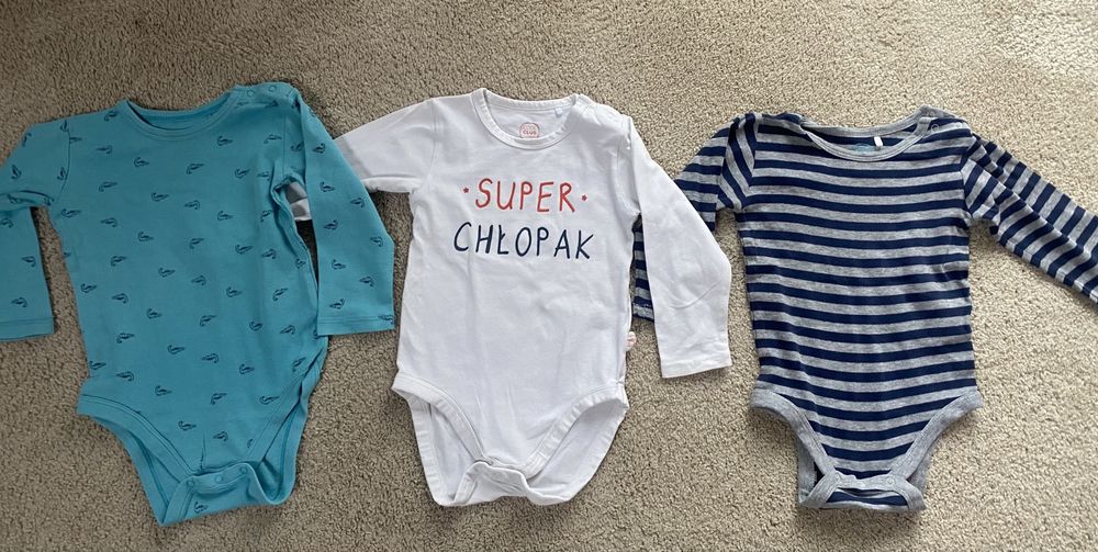 Body z długim rękawem rozm 86