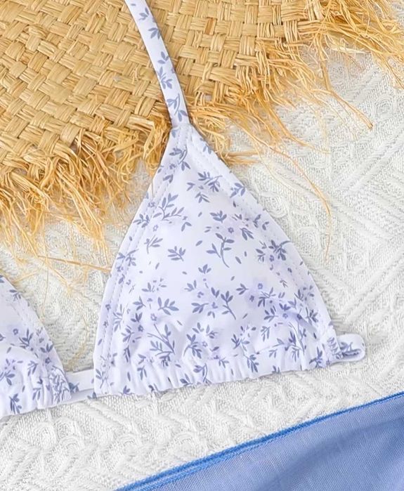Nowy kostium kąpielowy 3 części! bikini r. 146