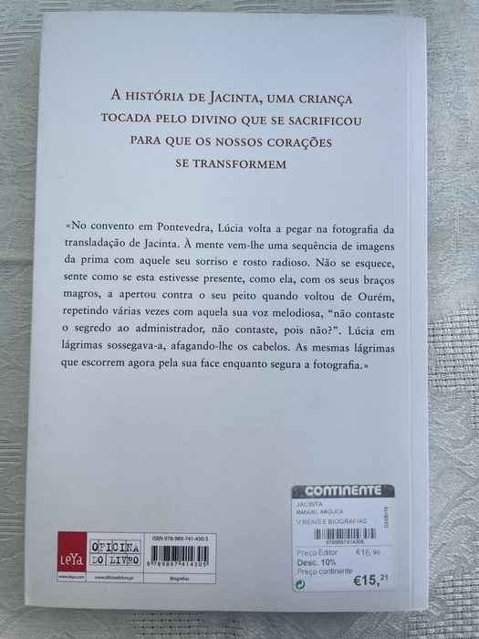 Livro Jacinta de Manuel Arouca