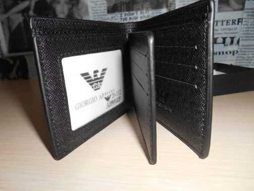 portfel MĘSKI EMPORIO ARMANI  , skóra, Włochy nowe 9915-1-1