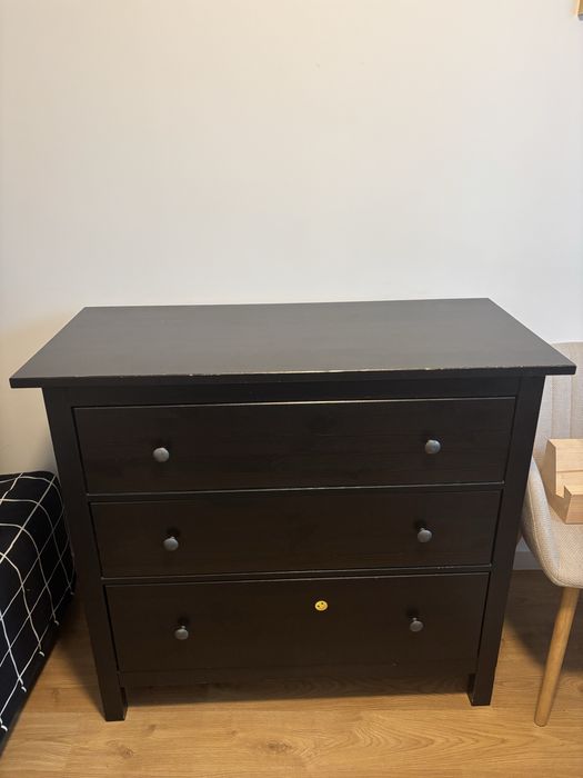 Hemnes Ikea regał 3 szuflady