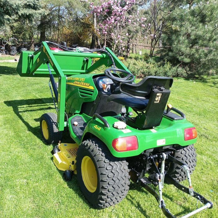 Traktorek kosiarka John Deere X595 4x4 z turem