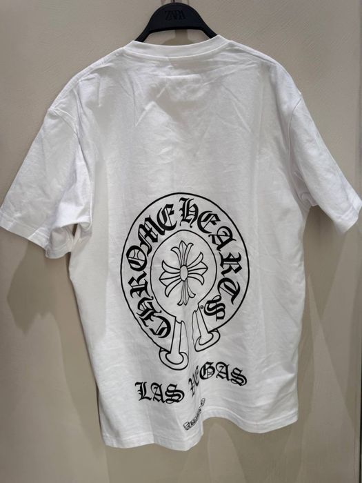 Chrome Hearts Las Vegas White T-Shirt розмір М