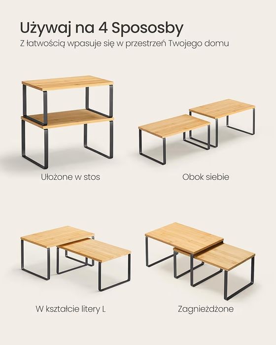 Organizer Półka Kuchenna Zestaw