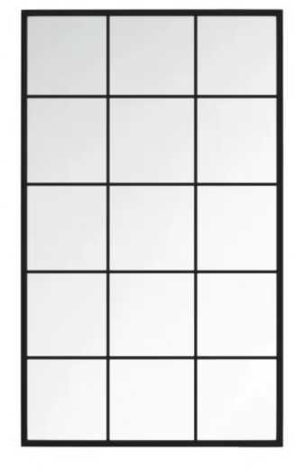 Espelho de parede preto 100x60