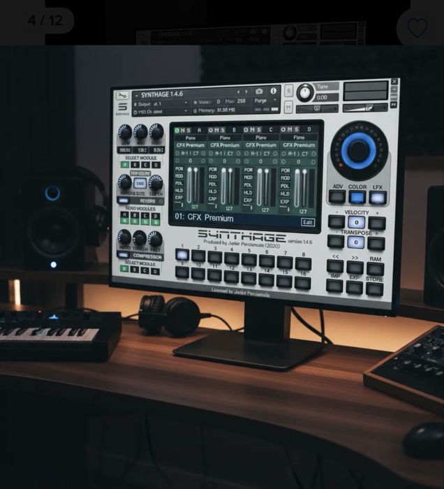 Livraria de Samples kontakt Synthage 1.4.6