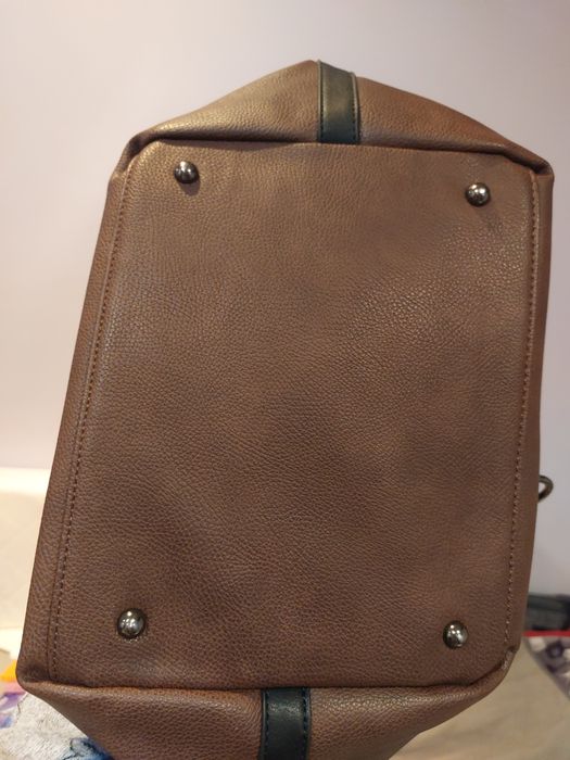 Duza brazowo-czarna shoperka by Jemioł,