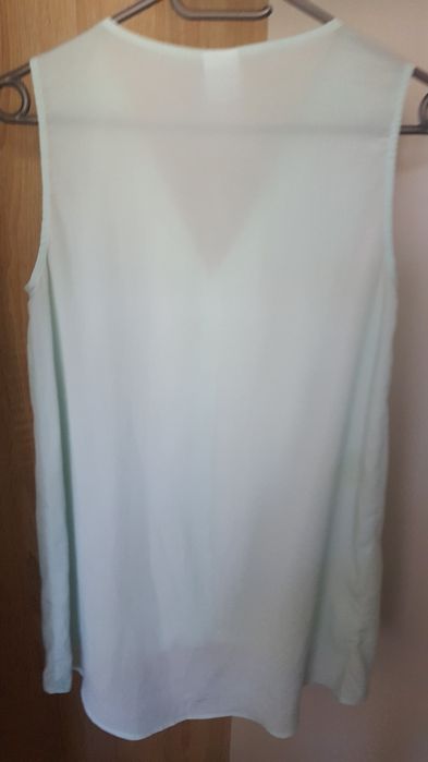 Bluzka mgiełka miętowa elegancka Vero moda r.36/S