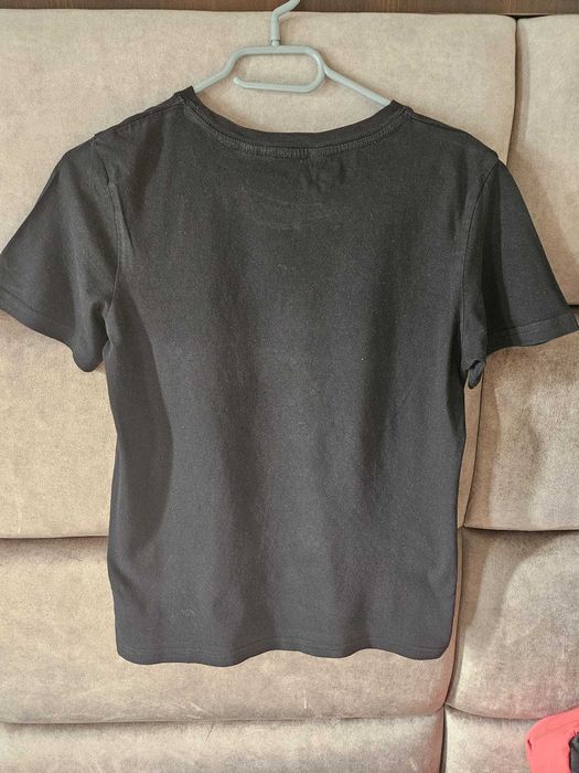 Czarny podkoszulek chłopięcy H&M Play Station rozmiar 146/152