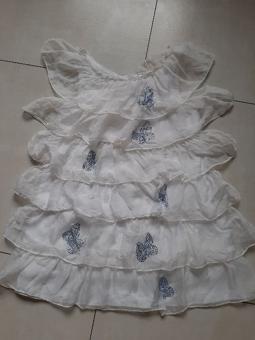 Sukienka biała hiszpanka