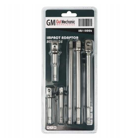 Набір перехідників ударних 1/2", 1/4", 3/8" 6шт Gut Mechanic IAS-10006