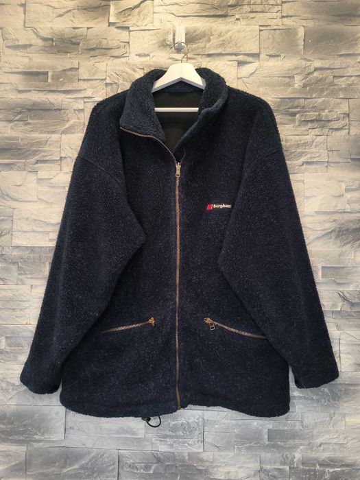 Bluza Polarowa Berghaus Rozpinana Logo Vintage