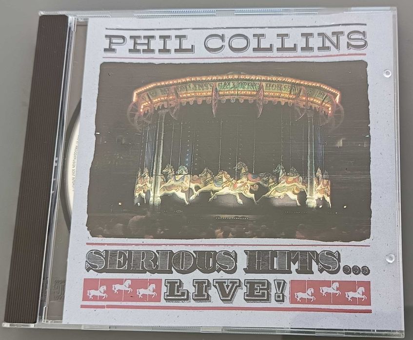 CD "Serious Hits ... LIve !" de Phil Collins, em ótimo estado, como novo