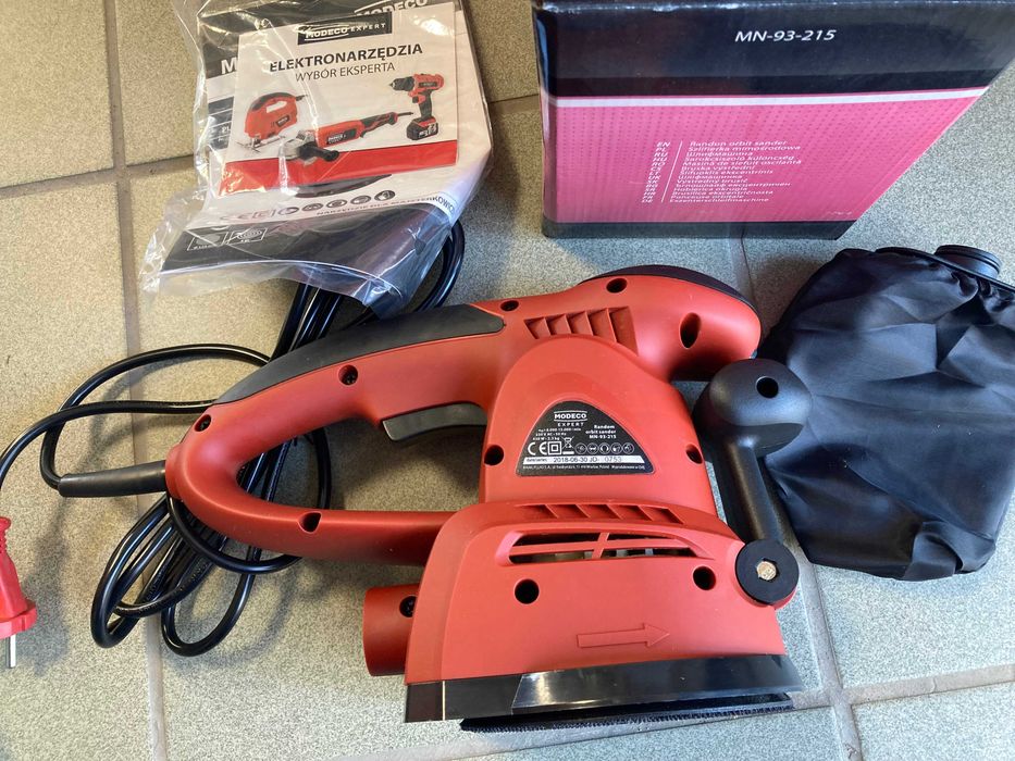 Szlifierka mimośrodowa 125mm 430 W, Modeco Expert (nowa)
