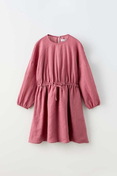 Сукня Zara, 100% льон, лляне плаття 164р / S