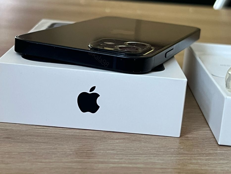 iPhone 12 64GB Czarny | 100% Oryginał | Zestaw z pudełkiem | 85% Bateria