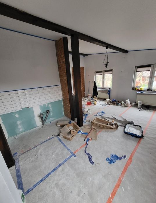 Remonty wykończenia malowanie gładzie glazurnik hydraulik wyburzenia