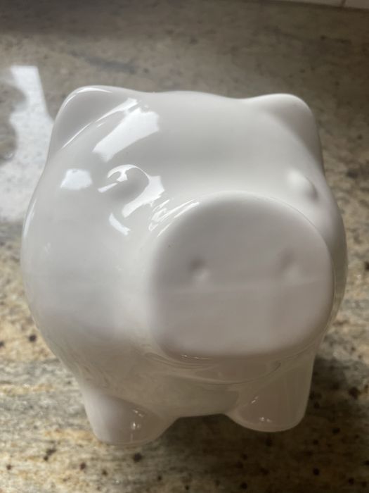 Skarbonka świnka ceramika.