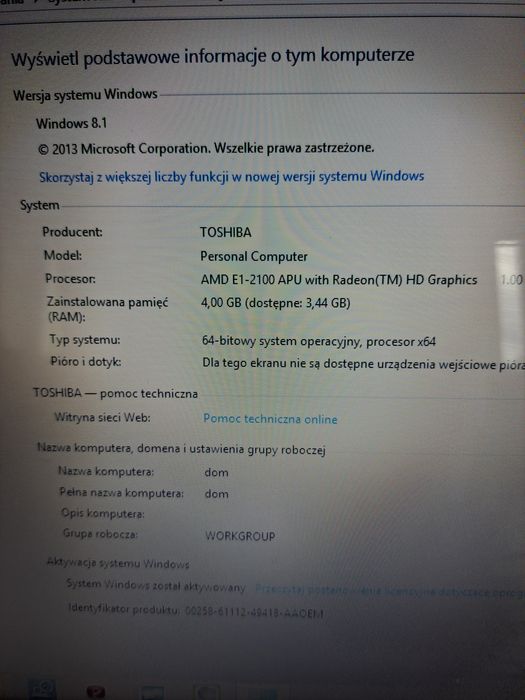 Laptop Toshiba Satelite C50D-A-133