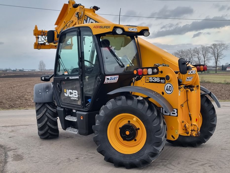 Ładowarka Teleskopowa JCB 536-60 AgriSuper 17r,Full Opcja,Klimatyzacja