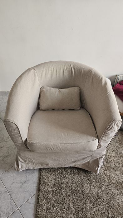 Poltrona com capa Off White