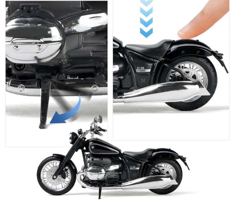 Mota bmw r18 escala 1:12